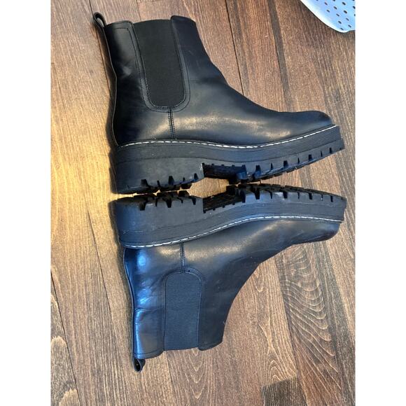Marc Fisher Padmia Lug Sole
Chelsea Leather Boot Black Size 9 - Picture 4 of 8